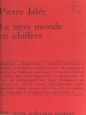 cover image of Le Tiers monde en chiffres